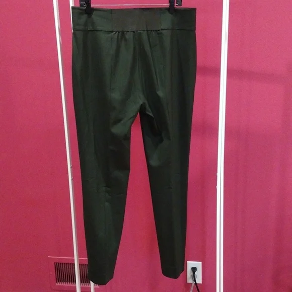 COS women's wool tailored dark green straight leg pants. GUC with one flaw. Size - Picture 3 of 10